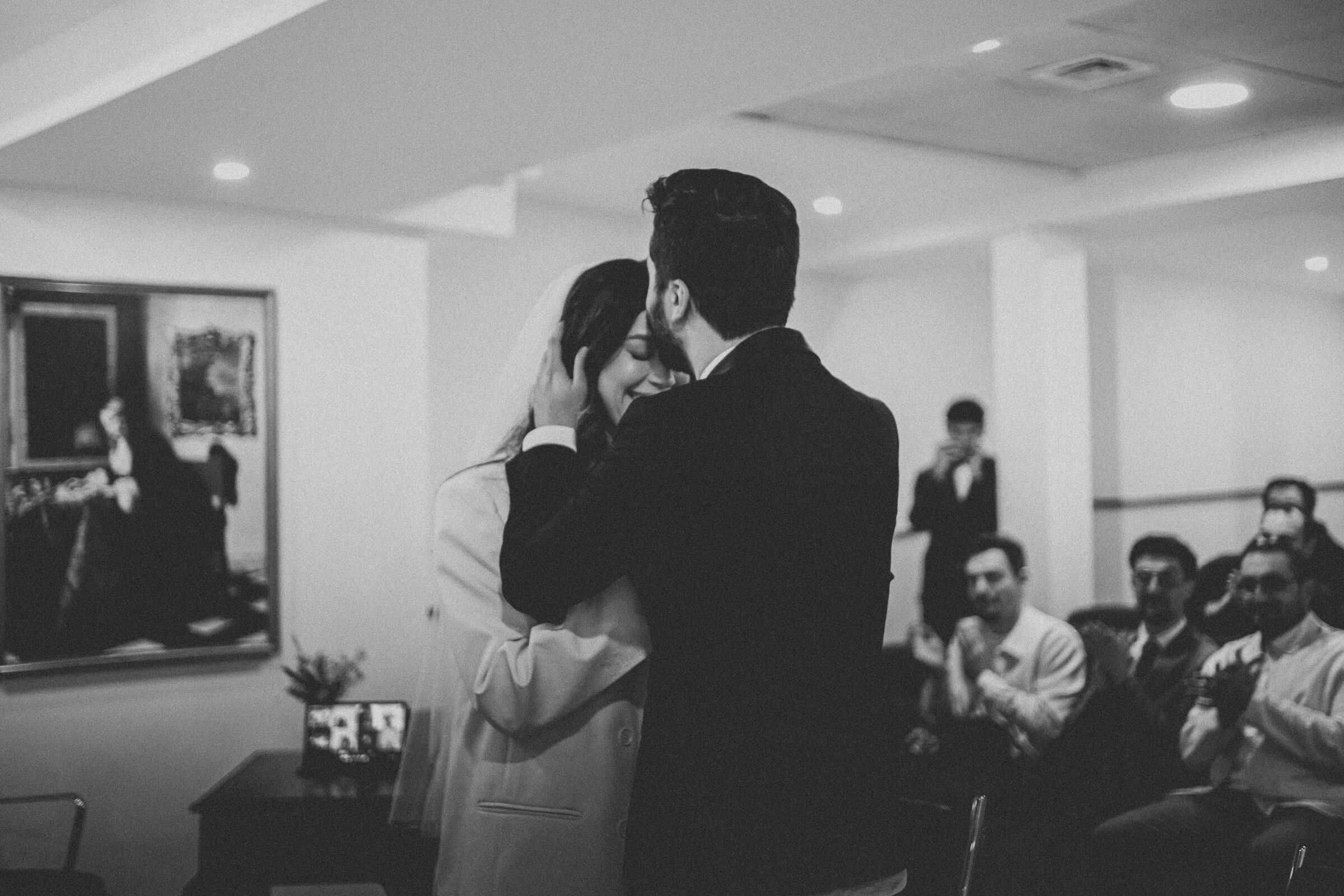 A civil wedding ceremony in Dublin