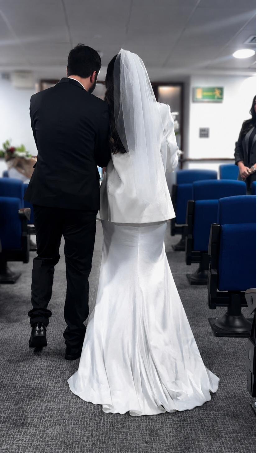 Walking down the aisle